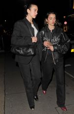 DUA and RINA LIPA Leaves Gymkhana in London 02/24/2026