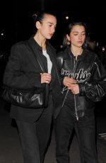 DUA and RINA LIPA Leaves Gymkhana in London 02/24/2026