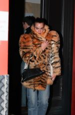 DUA LIPA and Callum Turner at Costes in Paris 02/20/2026