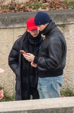 DUA LIPA and Callum Turner Out with Their Dog in Paris 01/25/2026