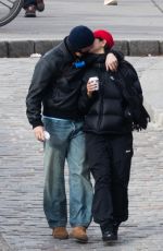 DUA LIPA and Callum Turner Out with Their Dog in Paris 01/25/2026