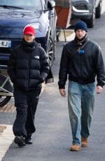 DUA LIPA and Callum Turner Out with Their Dog in Paris 01/25/2026