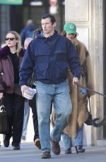 DUA LIPA and Callum Turner Out with Their Dog in Paris 02/21/2026