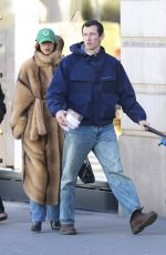 DUA LIPA and Callum Turner Out with Their Dog in Paris 02/21/2026