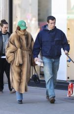 DUA LIPA and Callum Turner Out with Their Dog in Paris 02/21/2026