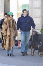 DUA LIPA and Callum Turner Out with Their Dog in Paris 02/21/2026