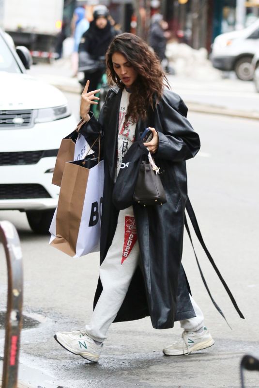 EIZA GONZALEZ Out and About in Manhattan in New York 02/19/2026