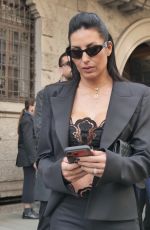ELISABETTA GREGORACI at Blumarine Fashion Show at Milan Fashion Week 02/27/2026