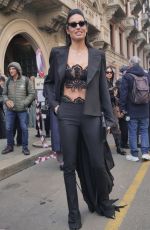 ELISABETTA GREGORACI at Blumarine Fashion Show at Milan Fashion Week 02/27/2026