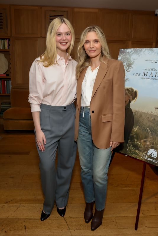 ELLE FANNING and MICHELLE PFEIFFER at Paramount+ Tastemaker Event for The Madison in Los Angeles 02/27/2026