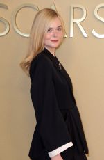 ELLE FANNING at 98th Oscar Nominees Luncheon at The Beverly Hilton in Beverly Hills 02/10/2026