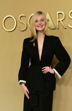 ELLE FANNING at 98th Oscar Nominees Luncheon at The Beverly Hilton in Beverly Hills 02/10/2026