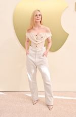 ELLE FANNING at Apple TV Press Day at Barker Hangar in Santa Monica 02/03/2026
