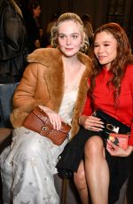 ELLE FANNING at Coach Fall 2026 Runway Show at New York Fashion Week 02/11/2026