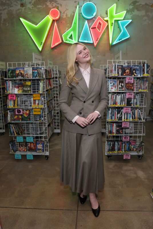 ELLE FANNING at Sentimental Value Screening and Q&A at Vidiots in Los Angeles 02/22/2026