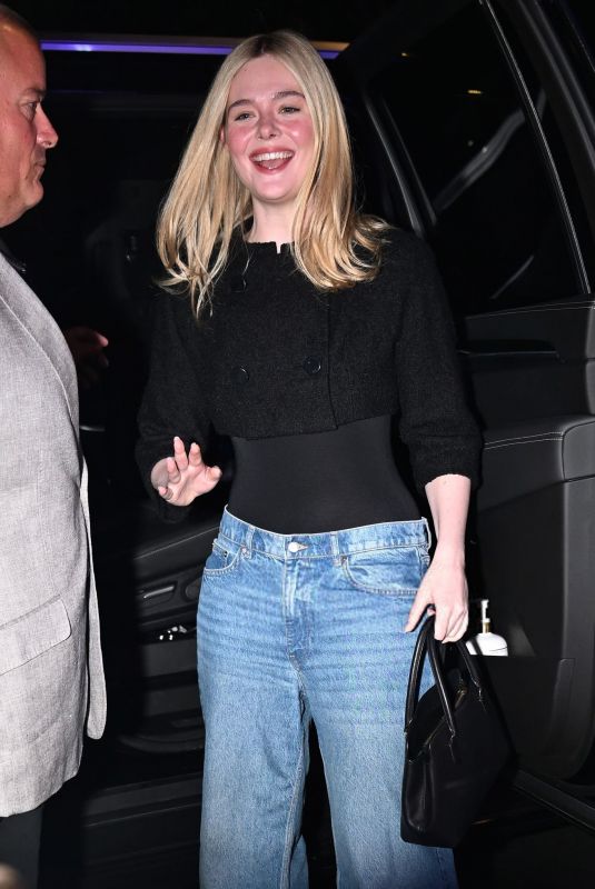 ELLE FANNING Out and About in Los Angeles 02/12/2026
