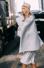 ELSA HOSK Arrives at Calvin Klein Fashion Show at NYFW in New York City 02/13/2026