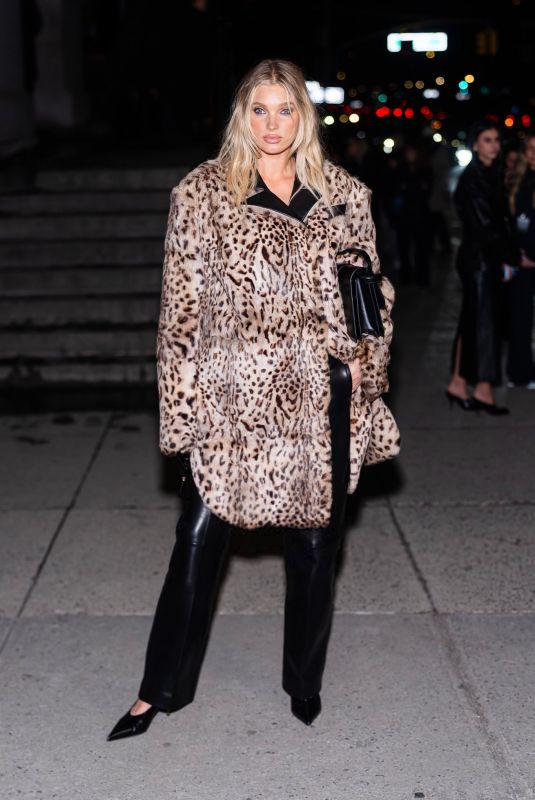 ELSA HOSK Arrives at Khaite Fashion Show at NYFW in New York City 02/14/2026