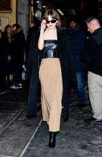 EMILIA JONES Arrives at Ralph Lauren Fashion Show After-party at Polo Bar in New York City 02/10/2026
