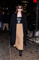 EMILIA JONES Arrives at Ralph Lauren Fashion Show After-party at Polo Bar in New York City 02/10/2026