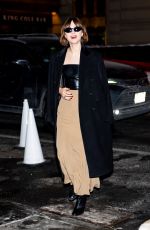 EMILIA JONES Arrives at Ralph Lauren Fashion Show After-party at Polo Bar in New York City 02/10/2026