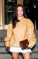 EMILIA MERNES Arrives at Coach Fall 2026 Runway Show at New York Fashion Week 02/11/2026