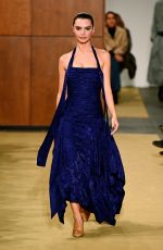 EMILY RATAJKOWSKI Walks Runway at Tory Burch Show at NYFW in New York City 02/11/2026