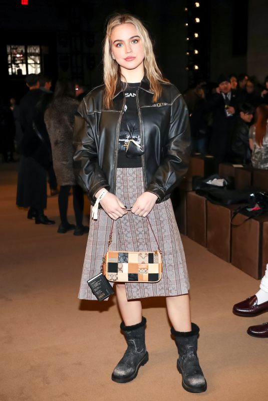 EMMA BROOKS at Coach Fall 2026 Runway Show at New York Fashion Week 02/11/2026