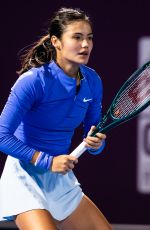 EMMA RADUCANU Retires from First Round Match at Qatar TotalEnergies Open in Doha 02/09/2026