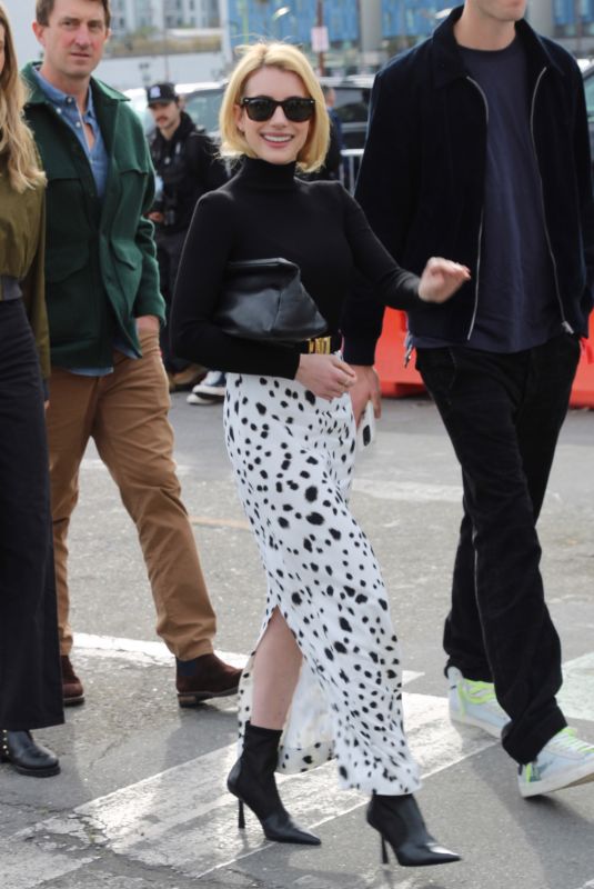 EMMA ROBERTS Arrives at 2026 Fanatics Super Bowl Party in San Francisco 02/07/2026