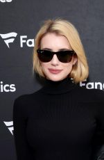 EMMA ROBERTS at 2026 Fanatics Super Bowl Party in San Francisco 02/07/2026