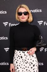 EMMA ROBERTS at 2026 Fanatics Super Bowl Party in San Francisco 02/07/2026