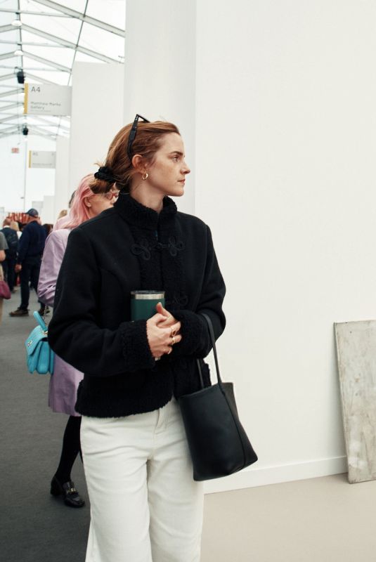 EMMA WATSON at Frieze Los Angeles 2026 in Santa Monica 02/26/2026