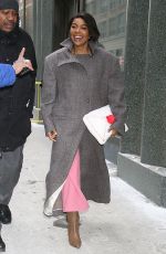 GABRIELLE UNION Arrives at Live with Kelly & Mark in New York City 02/03/2026