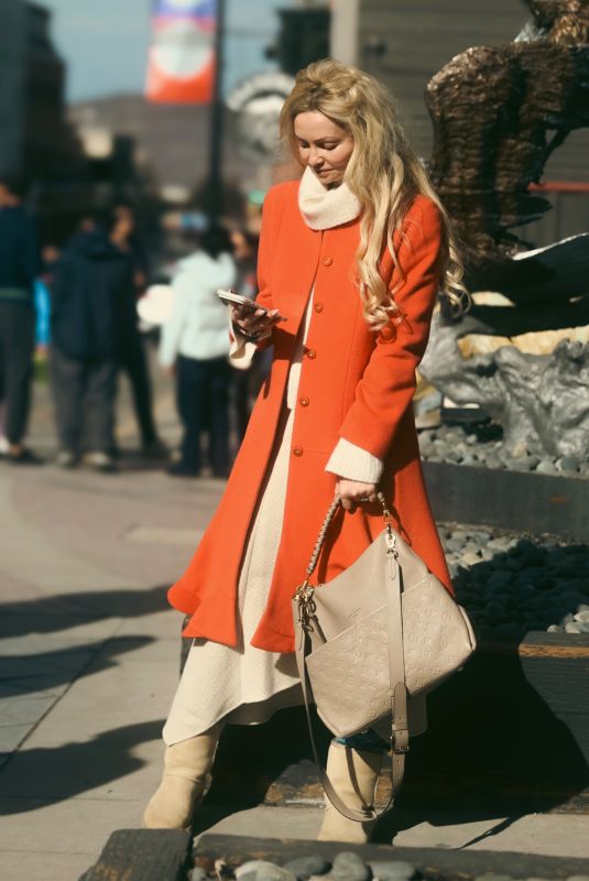 GIA SKOVA Out at Main Street in Park City 02/07/2026