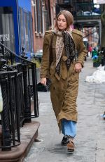 GIGI HADID Out and About in New York 02/10/2026