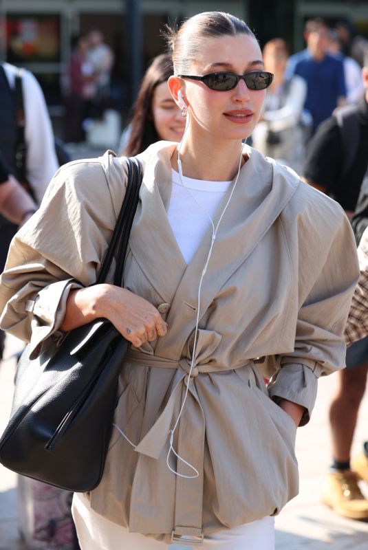 HAILEY BIEBER Arrives for Vogue Forces of Fashion in Sydney 02/11/2026