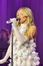 HILARY DUFF Performs at Opening Night of Residency at Voltaire at The Venetian Resort in Las Vegas 02/14/2026