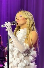 HILARY DUFF Performs at Opening Night of Residency at Voltaire at The Venetian Resort in Las Vegas 02/14/2026