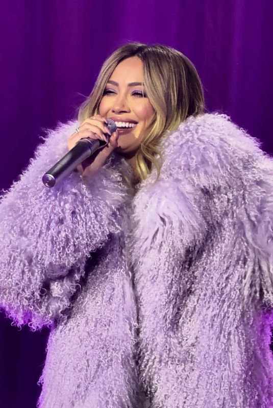 HILARY DUFF Performs at Opening Night of Residency at Voltaire at The Venetian Resort in Las Vegas 02/14/2026