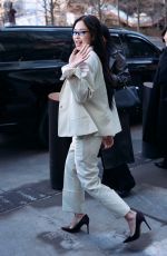 JENNIE Arrives at Calvin Klein Fashion Show at NYFW in New York 02/13/2026