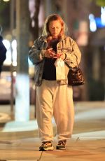 JENNIFER MEYER and Geoffrey Ogunlesi Leaves Dinner at Funke in Beverly Hills 02/10/2026