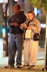 JENNIFER MEYER and Geoffrey Ogunlesi Leaves Dinner at Funke in Beverly Hills 02/10/2026