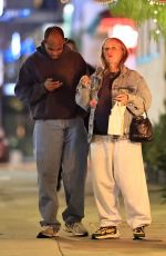 JENNIFER MEYER and Geoffrey Ogunlesi Leaves Dinner at Funke in Beverly Hills 02/10/2026