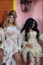 JESSICA ALBA Arrives at Bad Bunny