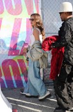 JESSICA ALBA Arrives at Bad Bunny
