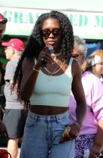 JODIE TURNER-SMITH Out Shopping at Studio City Farmer