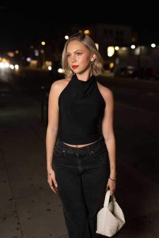 JORDYN JONES Arrives at Steve Madden x Jana Craig Galentine