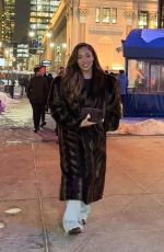 JORDYN WOODS Arrives at Knicks Game in New York City 02/10/2026