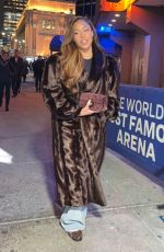 JORDYN WOODS Arrives at Knicks Game in New York City 02/10/2026